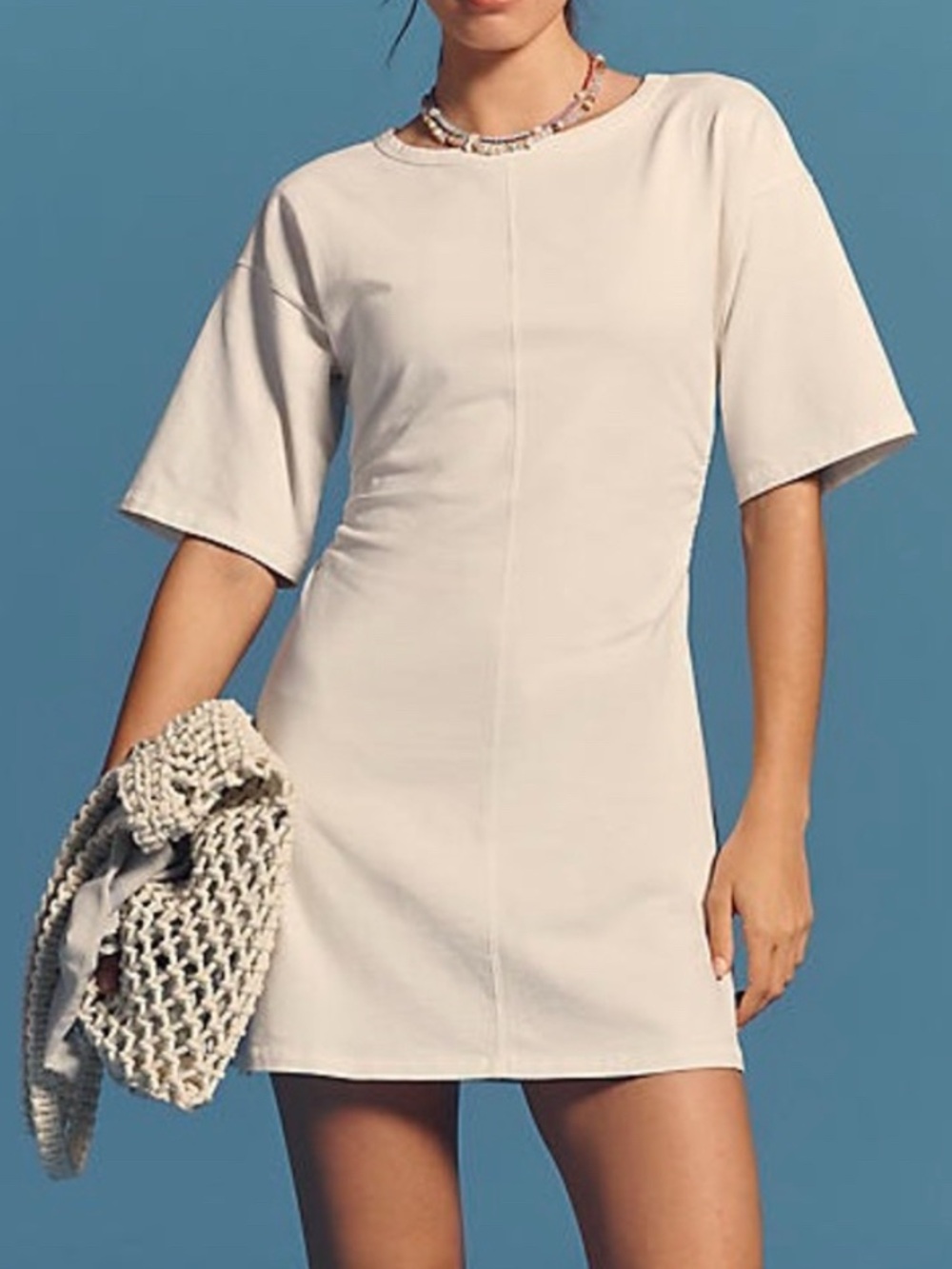 Daily Practice by Anthropologie Field Day Short-Sleeve T-Shirt Dress.